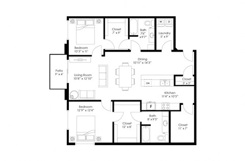 4005 24th Street South 1-3 Beds Apartment for Rent - Photo Gallery 37